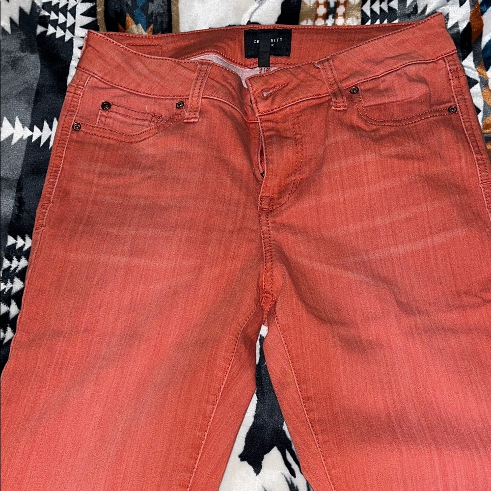 Red Denim Jeans